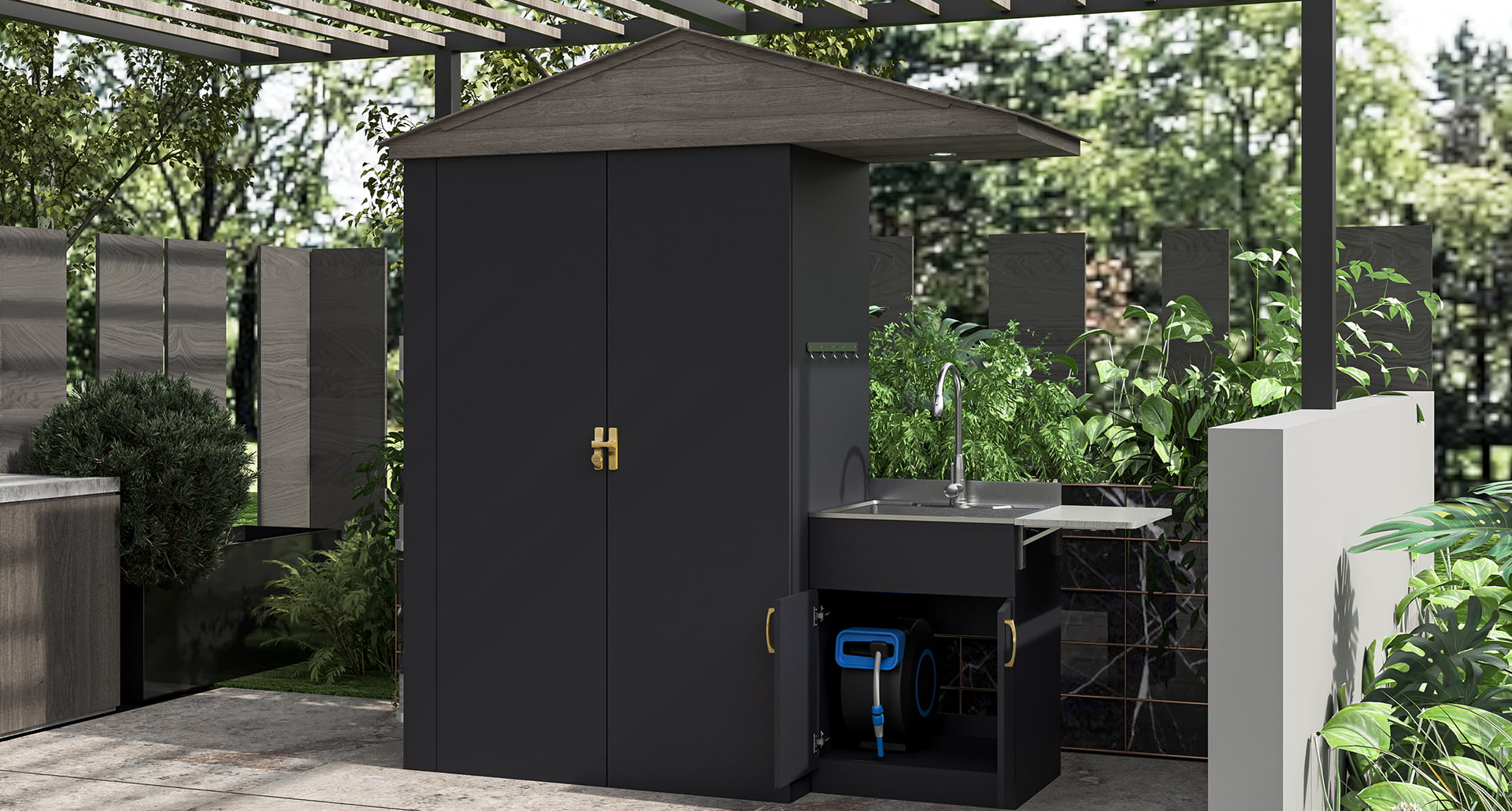 G-TC2 Double-door Outdoor Multi-function na Tool Cabinets